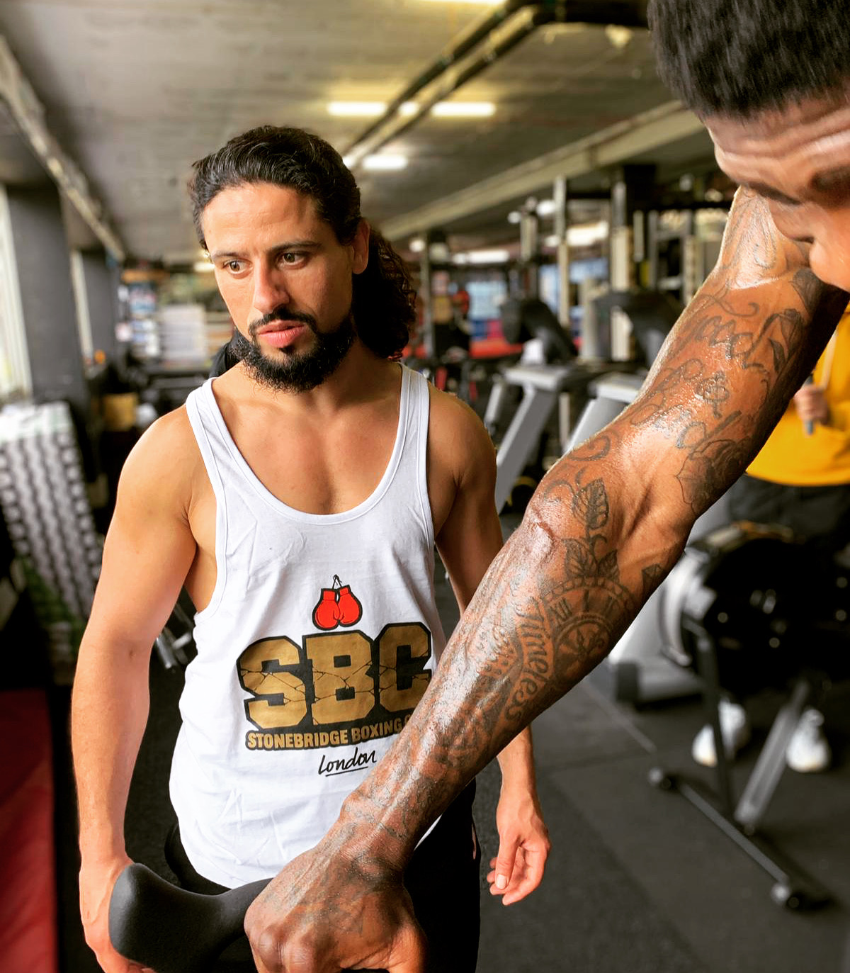 Ben in Stonebridge Boxing gym